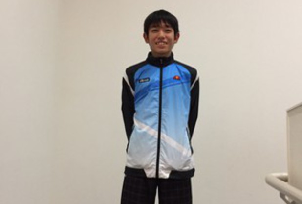 大阪ジュニアサテライトキープスマイリング大会13以下男子シングルス3位