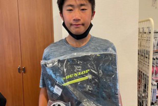 JP　佐藤遥太選手　関東公認　京王サマー18歳以下　シングルス　準優勝