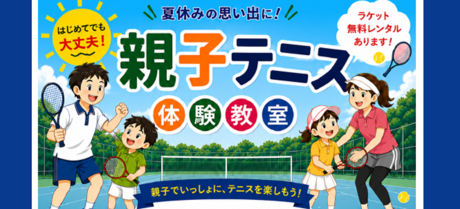 親子テニス