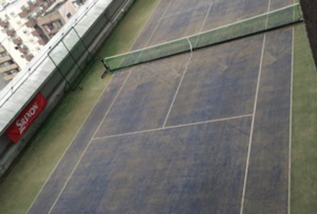 コートの全面張り替え終了