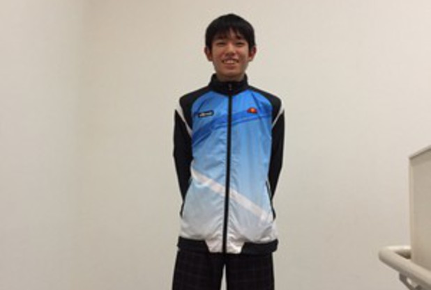 大阪ジュニアサテライトキープスマイリング大会13以下男子シングルス3位