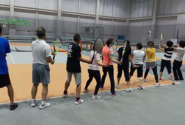 チームザバス練習会でのワンシーン