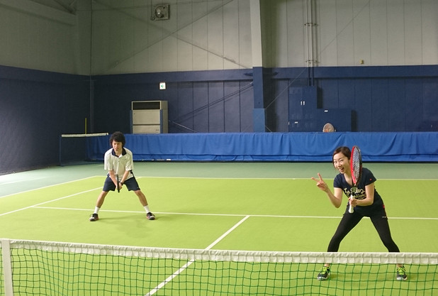 今月のテーマはネットプレー!!