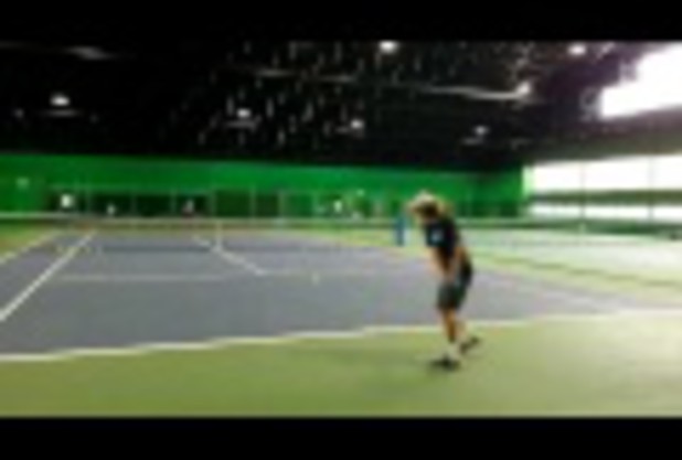 上杉哲平プロ練習風景