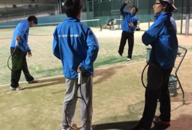 テニスプレーヤーの育成強化とそのサポート