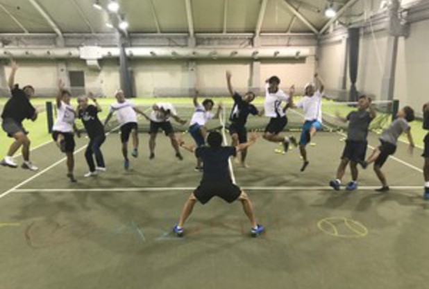 インドアコート張り替え前に・・・