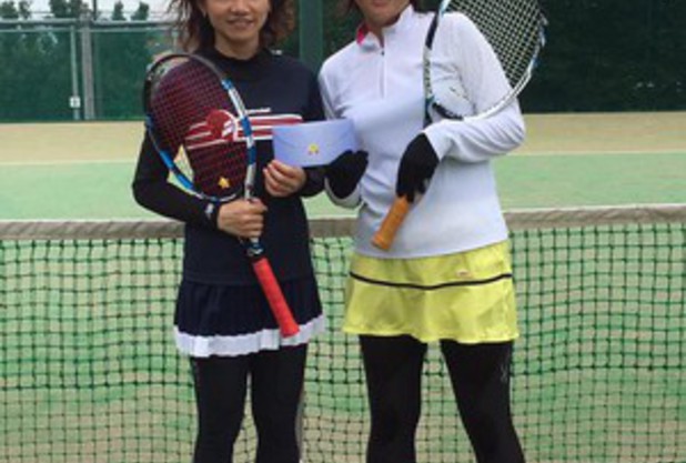 初めて女子ダブルス