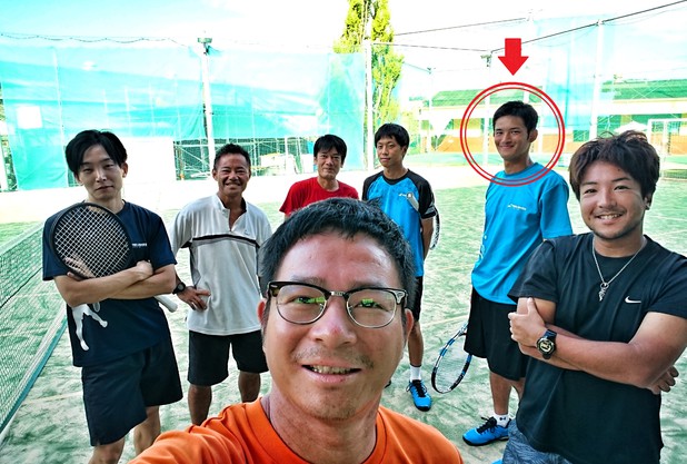 橋本コーチと偶然会った