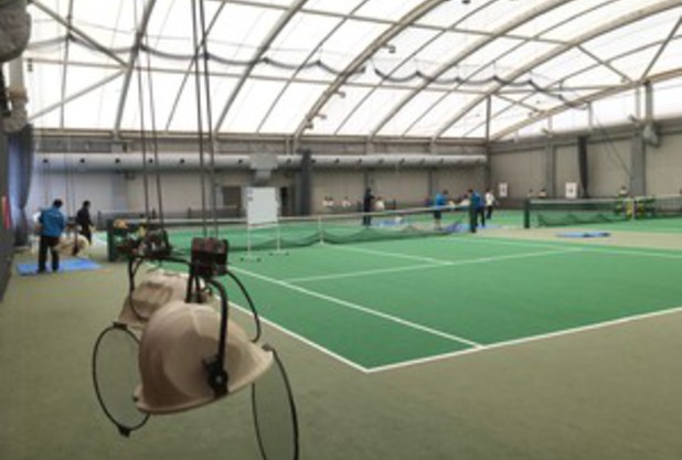 コート綺麗にしました