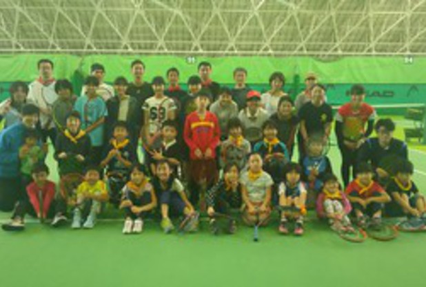 子供会テニス体験レッスン