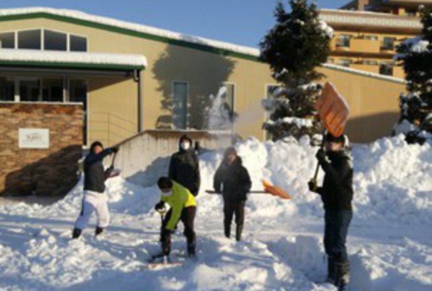 八王子は雪国・・・。