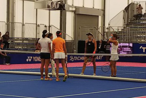 東レ ダブルス1回戦 内島・林ペア　結果速報