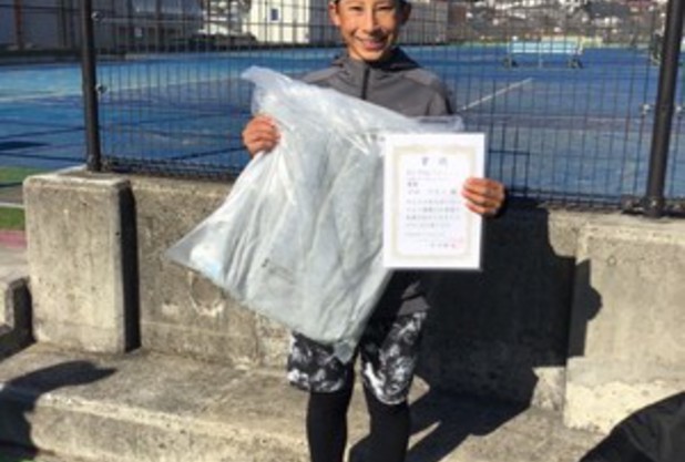 東急あざみ野テニスガーデンJP所属　小山マキシ選手　関東公認大会優勝