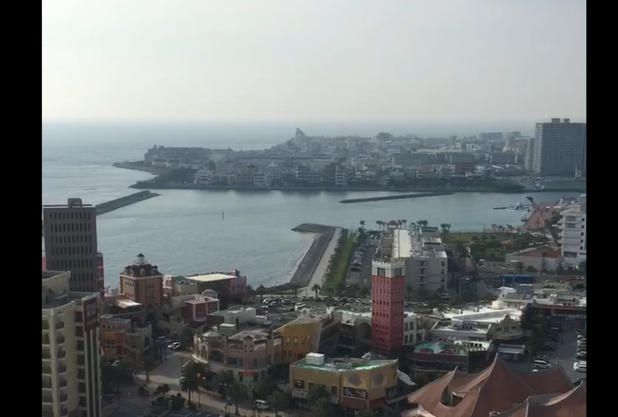 いい天気の沖縄！
