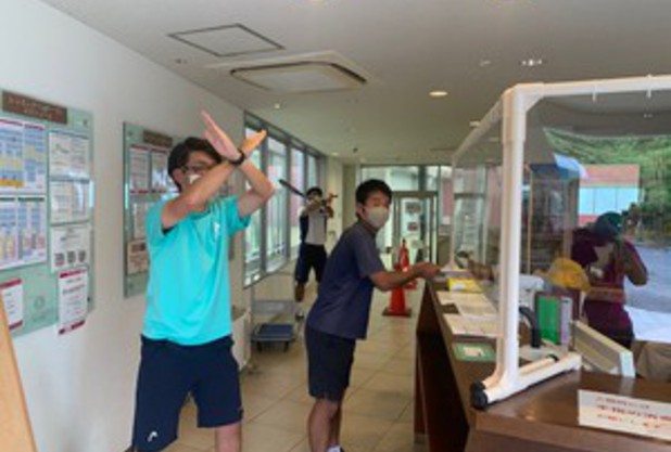 レッスン中のウィルス感染予防対策