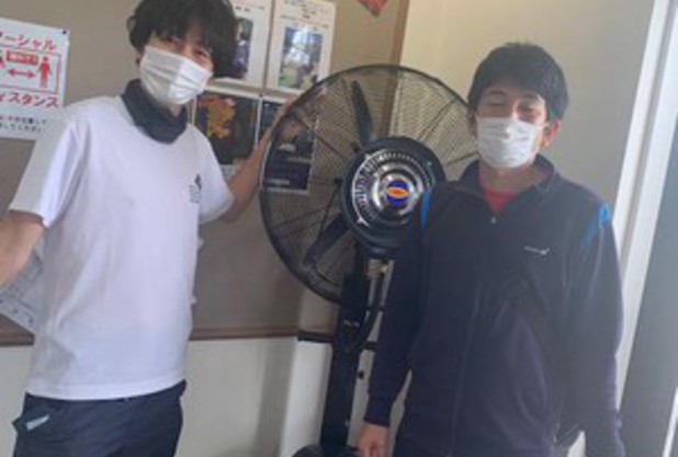 巨大扇風機がやってきた！！