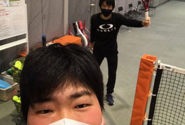 片山コーチに感謝