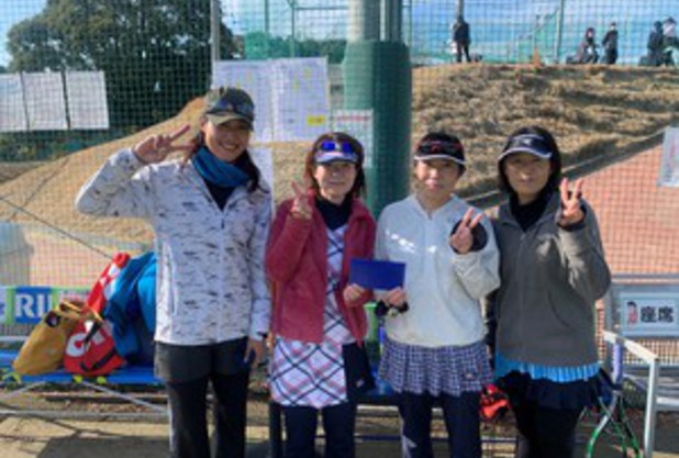 女子ダブルス　団体戦　1月大会