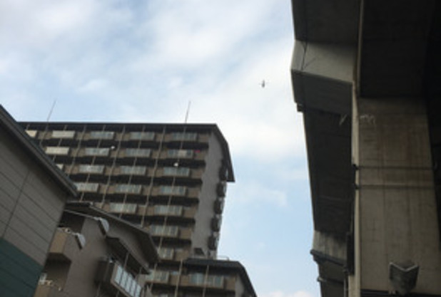 レッスン前に空を見上げると、、、