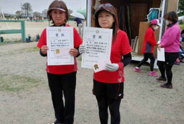 スタッフの活躍【ソフトテニス】