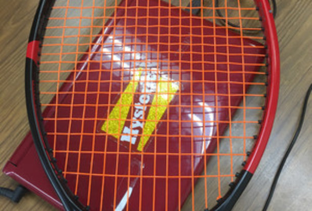 やっとガット張り替えました