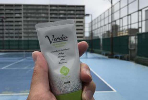 テニス日和と日焼け止め