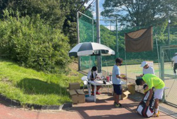 紅白テニス大会　始まりました！！