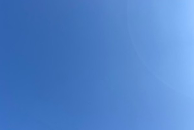 雲一つない空♪