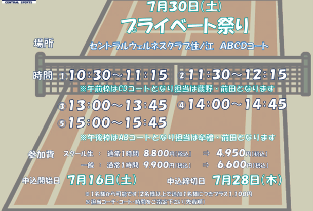 ダブルス練習会