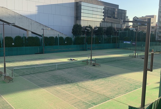 コートの張り替え8日目