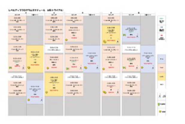 レベルアッププログラム