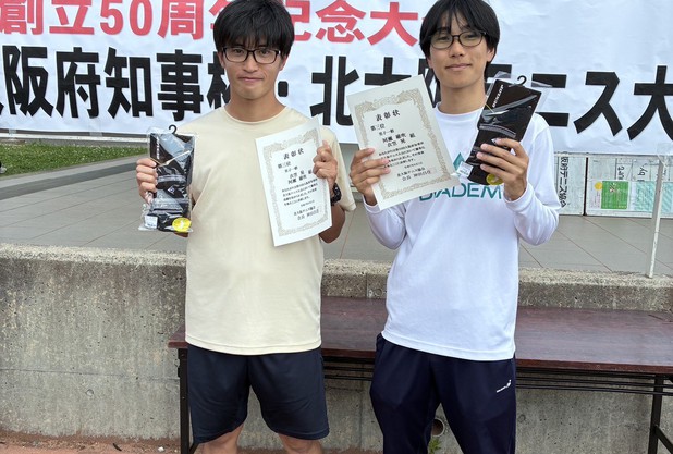 大阪府知事杯北大阪テニス大会出場！