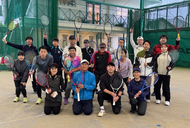 テニスユニバース男子実業団にチャレンジテニス！イベント開催！！