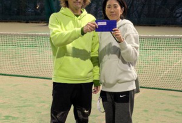 年末年始イベント　ミックスダブルス　結果