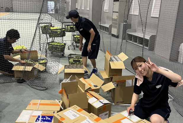 ボール入れ替え