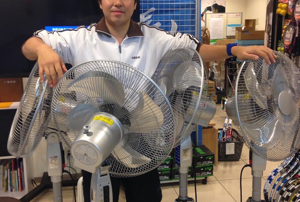 巨大扇風機登場！！！
