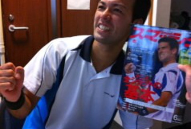 コーチ室でのひと時