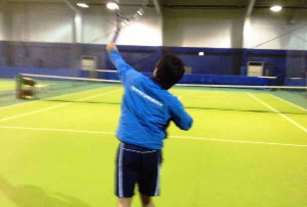 ボールと手の動き