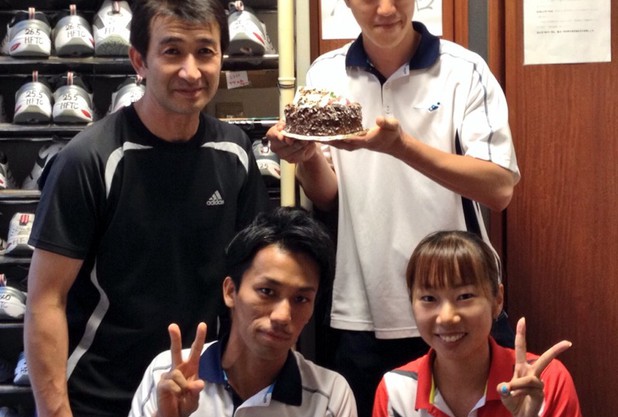 岸本コーチ誕生日♪