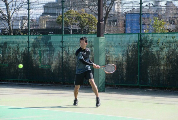 岡本ただいま練習中❗️