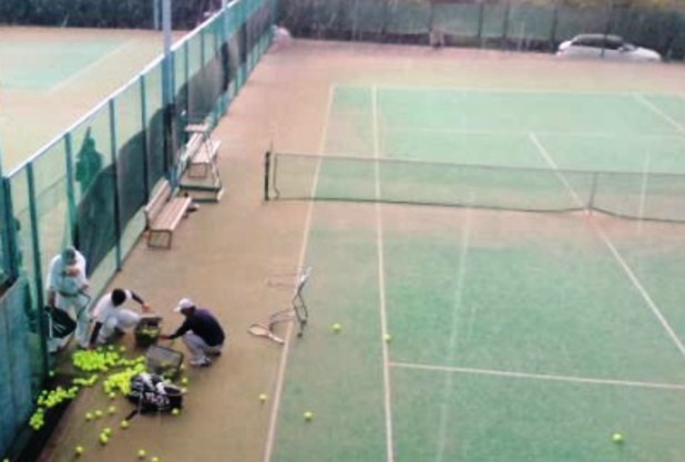 寒くなりました(-"-;)