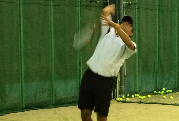 ゲリラ企画　「サービス　スピードガンデモンストレーション」