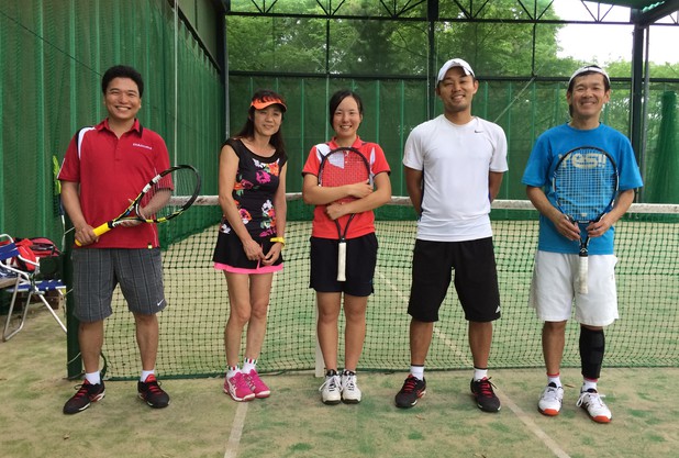 北山由佳コーチと一緒にガチンコ総当たりシングルス  