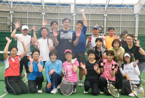 ２０１５年スポーツマックステニス大会＆お好み焼