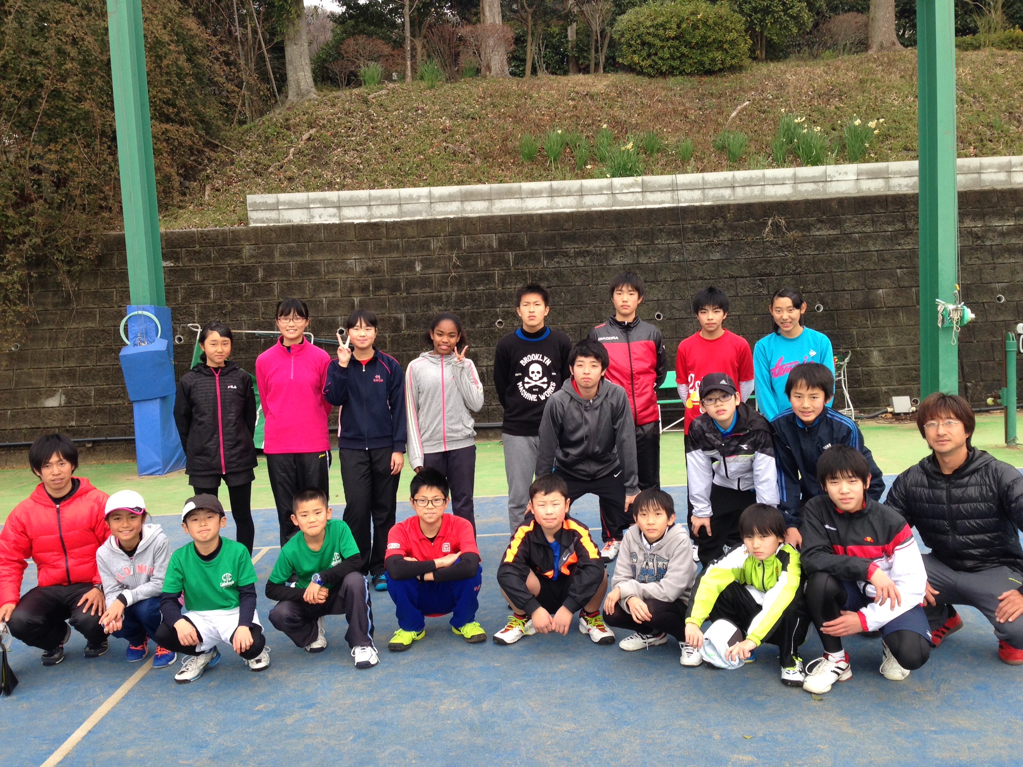 練習試合inカラバッシュテニスクラブさん ブログ ザバス スポーツクラブ デルタ インドアテニススクール テニススクール 関東 関西を中心にテニス関連事業を展開する会社テニスユニバース